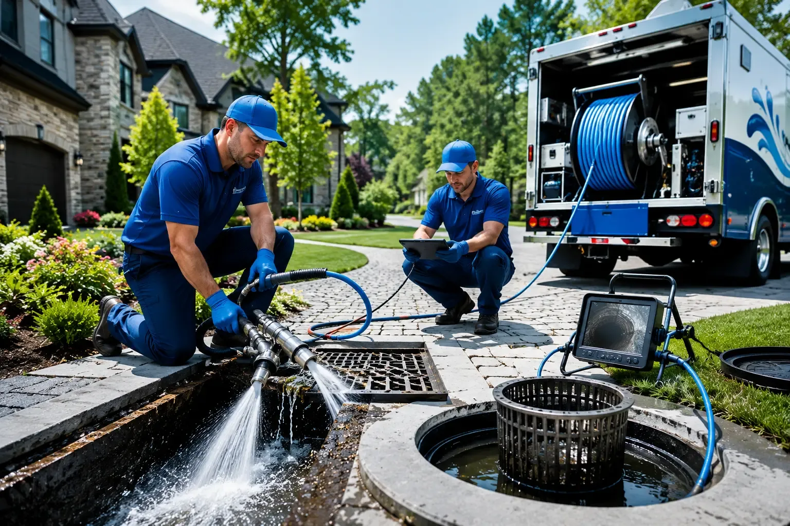 Local outdoor drain cleaning professionals in Freeport, ME